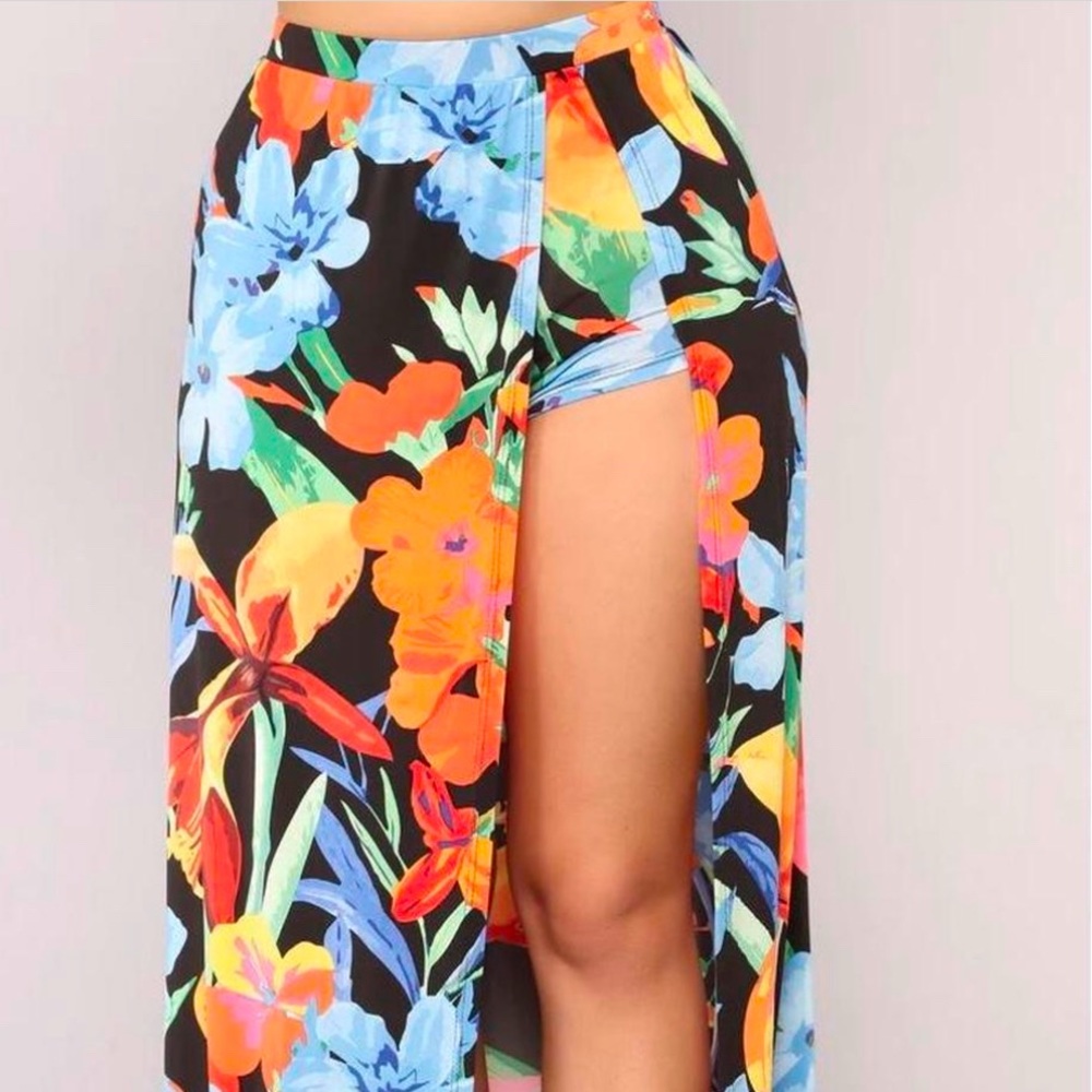Fashion Nova Colorful Floral Dress